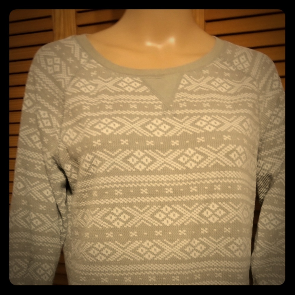 Long sleeved waffle tee